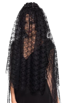 Smiffys Gothic Black Veil