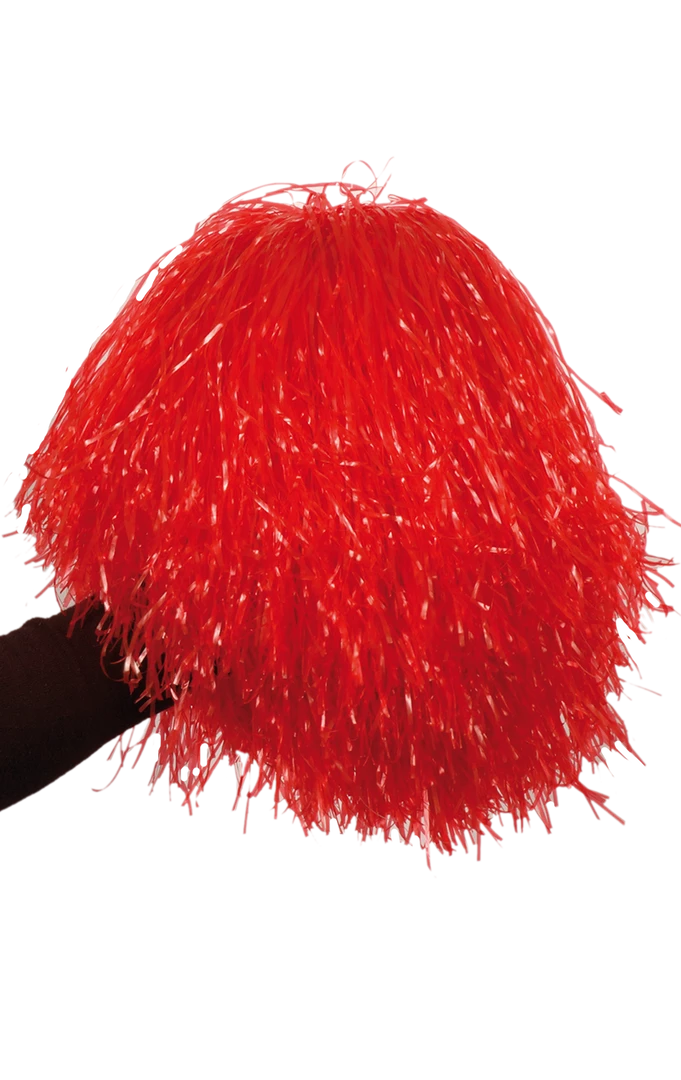 Boland Red Pom Pom Accessory Cheerleaders 1 Boland Red Pom Pom Accessory Cheerleaders