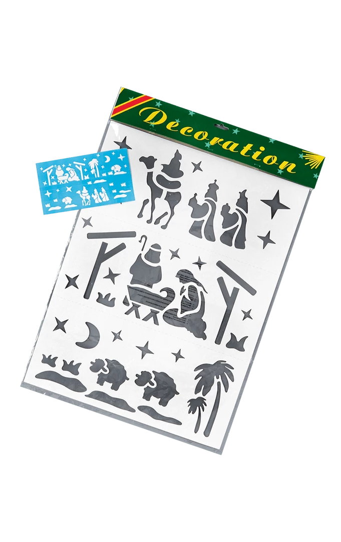Premier Decorations Nativity Christmas Stencil 1 Premier Decorations Nativity Christmas Stencil