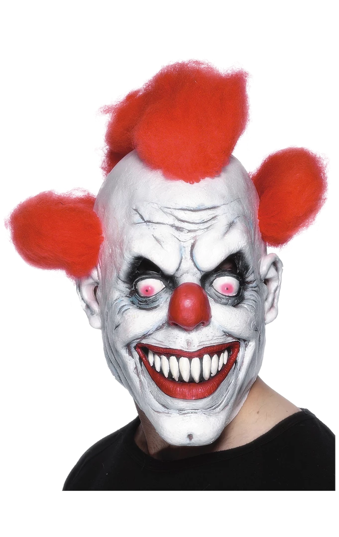 Smiffys Clowns Scary Clown Facepiece 1 Smiffys Clowns Scary Clown Facepiece