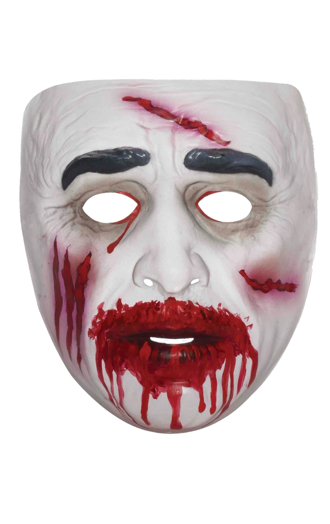 Bristol Novelty Transparent Zombie Facepiece Halloween 1 Bristol Novelty Transparent Zombie Facepiece Halloween