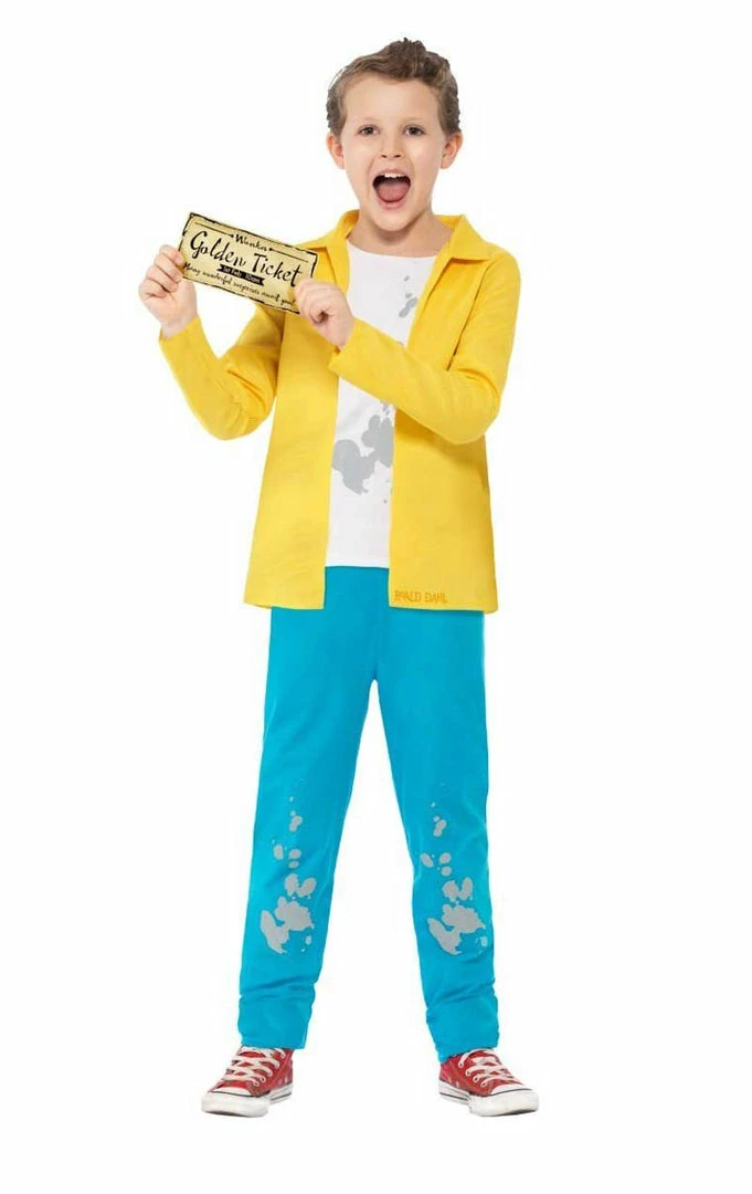 Smiffys Kids Charlie Bucket Costume Book Characters 1 Smiffys Kids Charlie Bucket Costume Book Characters