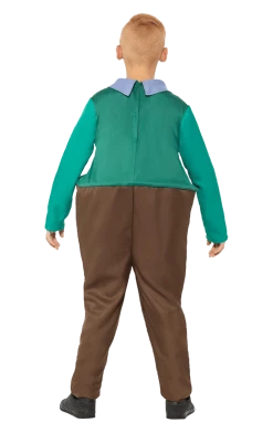 Smiffys Book Characters Kids Augustus Gloop Costume