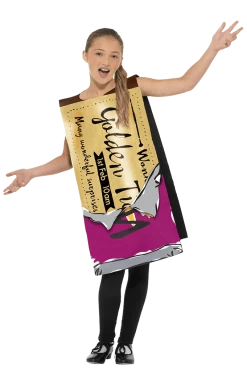 Smiffys Kids Winning Wonka Bar Costume Book Characters