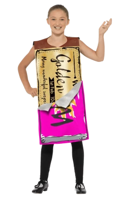 Smiffys Kids Winning Wonka Bar Costume Book Characters