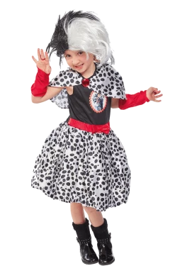 Rubies Book Characters Kids Cruella De Vil Costume 5 Rubies Book Characters Kids Cruella De Vil Costume