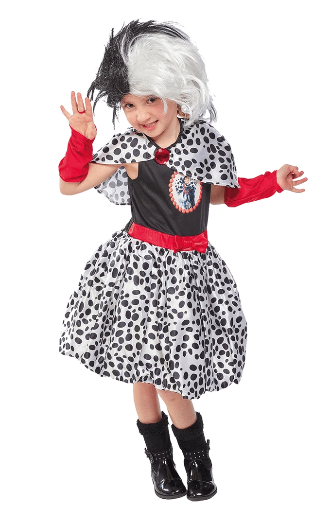 Rubies Book Characters Kids Cruella De Vil Costume 3 Rubies Book Characters Kids Cruella De Vil Costume