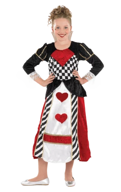 Fun Shack Cartoons Kids Queen Of Hearts Costume