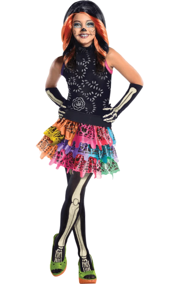 Rubies Kids Monster High Skelita Costume 1 Rubies Kids Monster High Skelita Costume