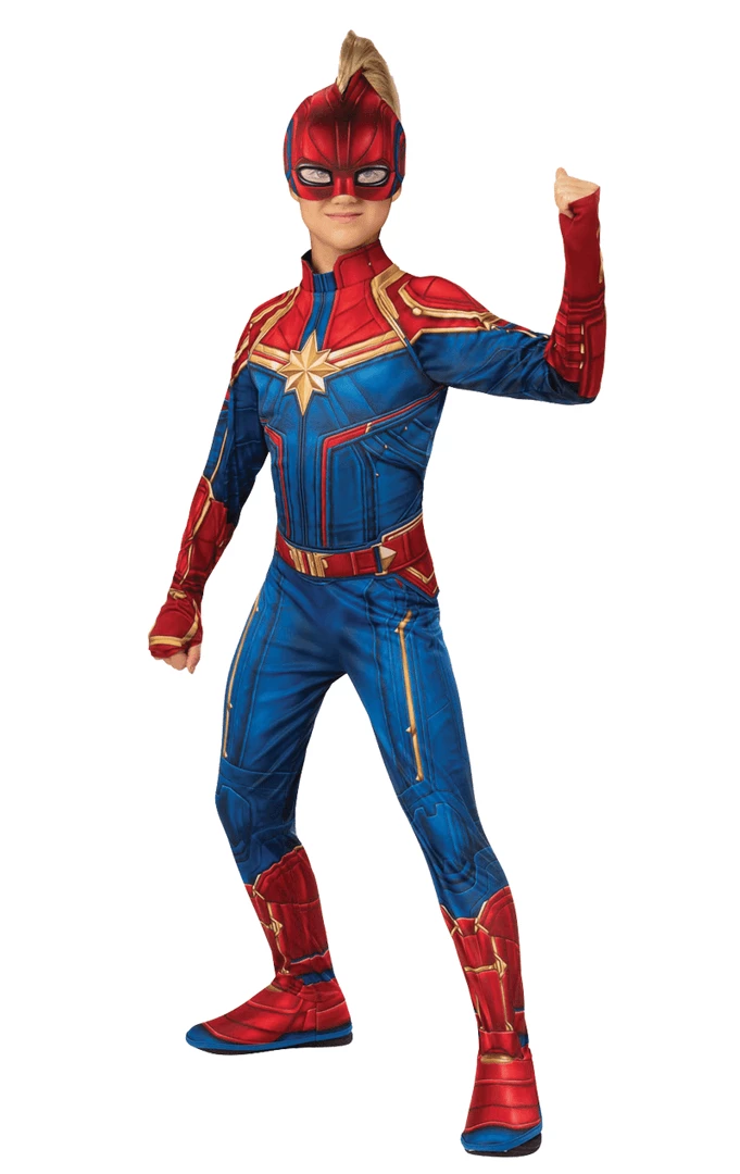 Rubies Kids Captain Marvel Costume Cosplay & Comic Con 1 Rubies Kids Captain Marvel Costume Cosplay & Comic Con