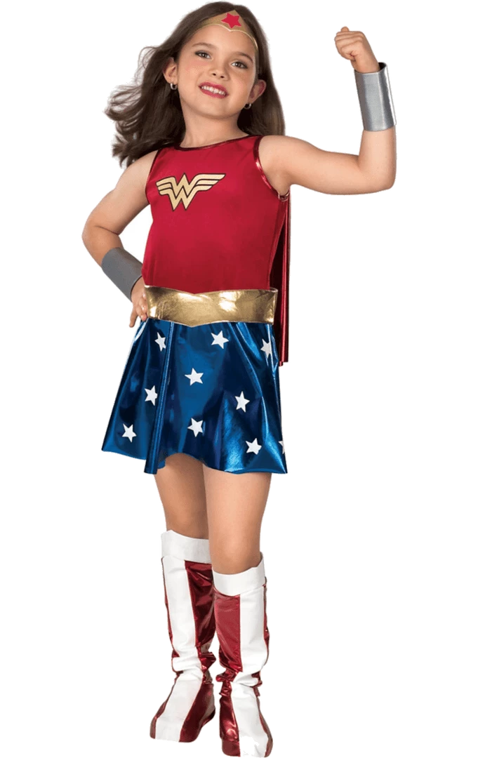 Rubies Kids Deluxe Wonder Woman Costume 1 Rubies Kids Deluxe Wonder Woman Costume