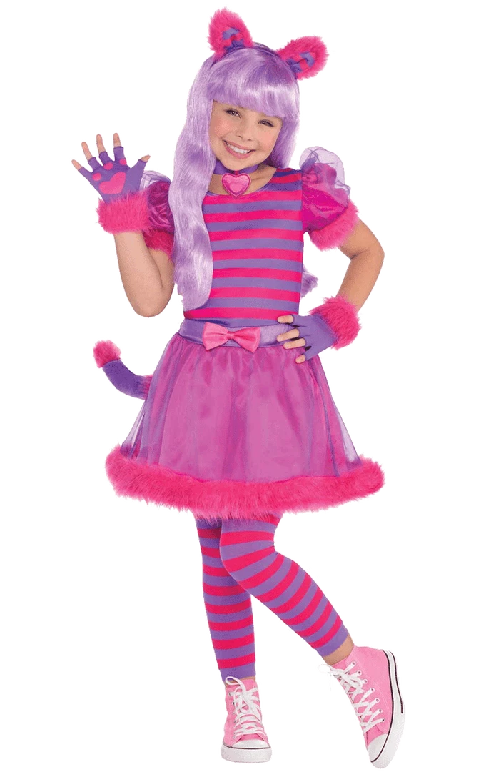 Amscan Kids Cheshire Cat Costume 1 Amscan Kids Cheshire Cat Costume