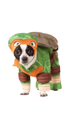 Rubies Cartoons Michelangelo - Ninja Turtles Dog Costume