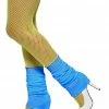 Smiffys All Decades /Era Costumes Blue Leg Warmers Accessory