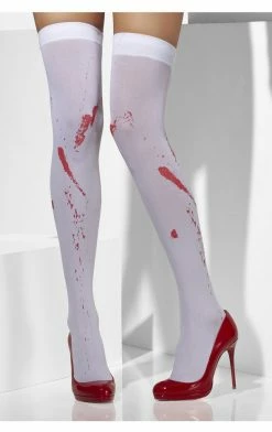 Smiffys White Blood Stained Stockings Clowns