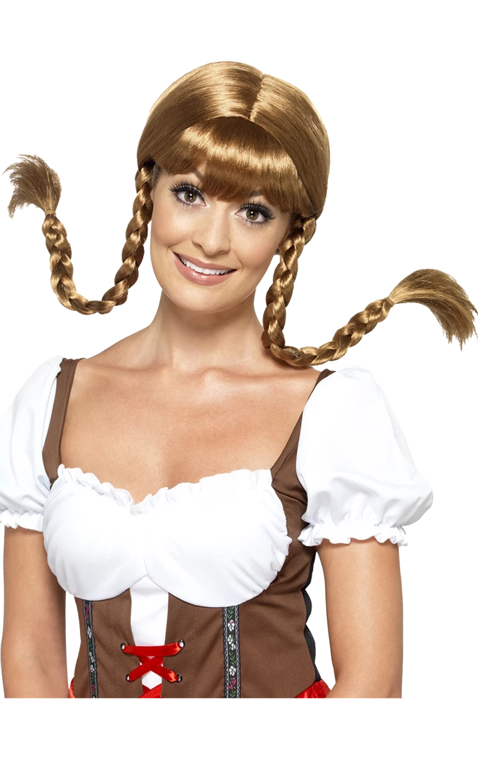 Smiffys Bavarian Babe Wig Around The World 1 Smiffys Bavarian Babe Wig Around The World
