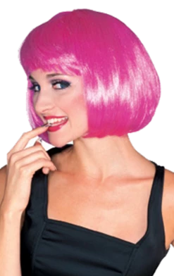 Generic Super Model Wig Hot Pink