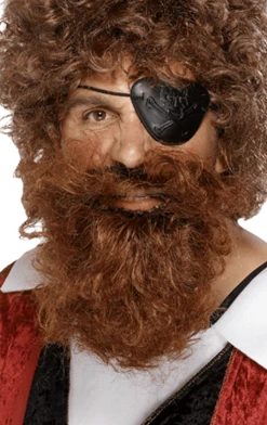 Smiffys Book Characters Pirate Brown Nylon Beard Accessory