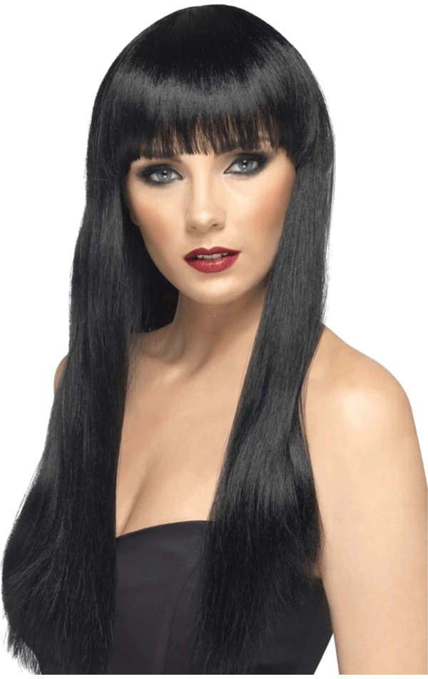 Smiffys Beauty Black Wig 1 Smiffys Beauty Black Wig