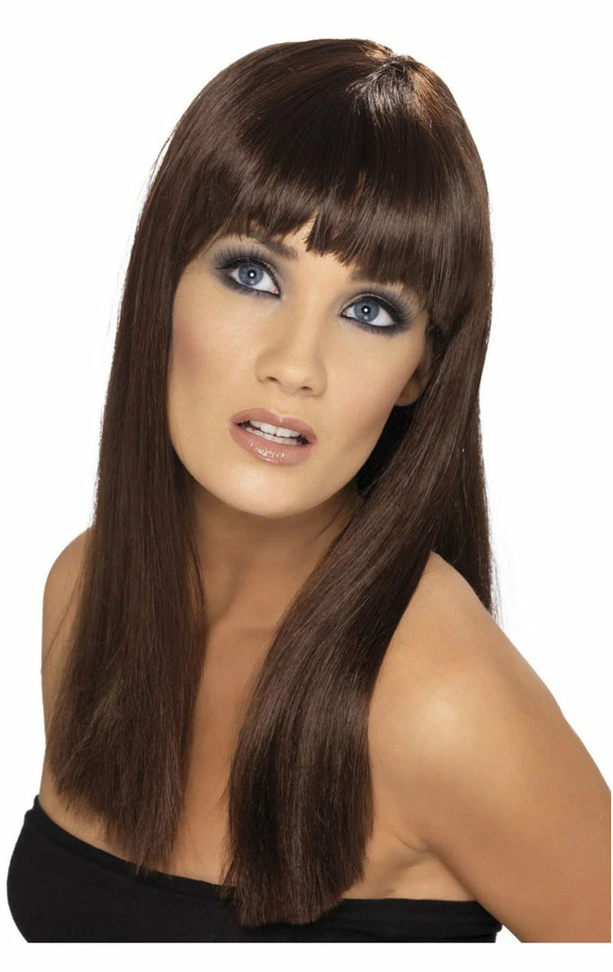 Smiffys 1960's Glamourama Brown Wig 1 Smiffys 1960's Glamourama Brown Wig