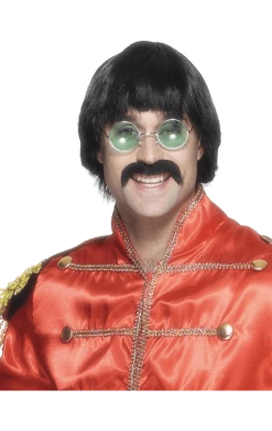 Smiffys All Decades /Era Costumes 70s Black Wig Accessory