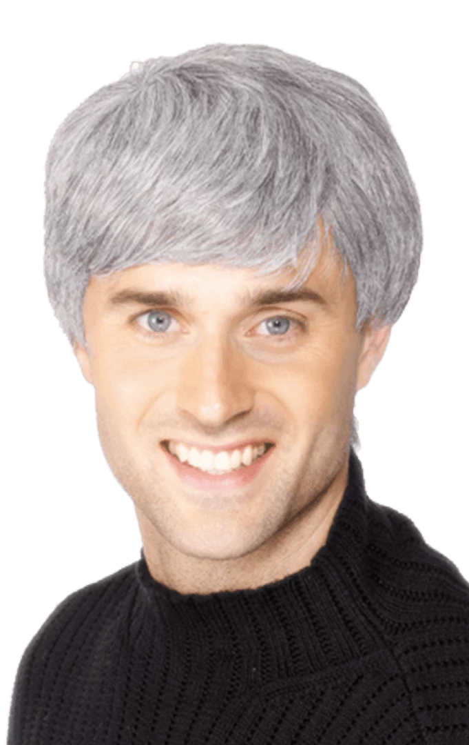 Smiffys Modern Cut Grey Wig All Accessories 1 Smiffys Modern Cut Grey Wig All Accessories