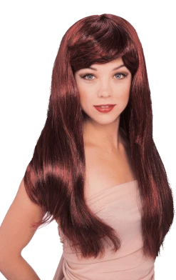 Generic All Accessories Burgundy Glamour Wig