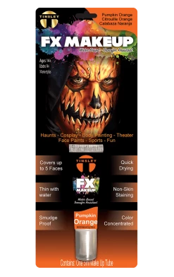 Tinsley Transfers Orange FX Face Paint Willy Wonka & Oompa Loompas