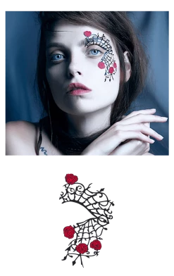 Generic Gothamour Face Lace Steampunk