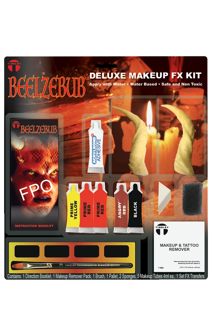 Tinsley Transfers Beelzebub 3D FX Makeup Kit 1 Tinsley Transfers Beelzebub 3D FX Makeup Kit