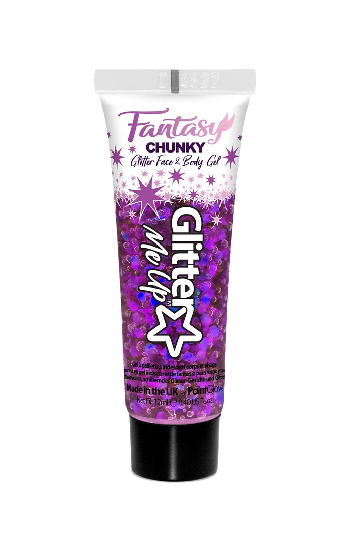 PaintGlow Purple Iridescent Chunky Glitter Gel Circus 1 PaintGlow Purple Iridescent Chunky Glitter Gel Circus