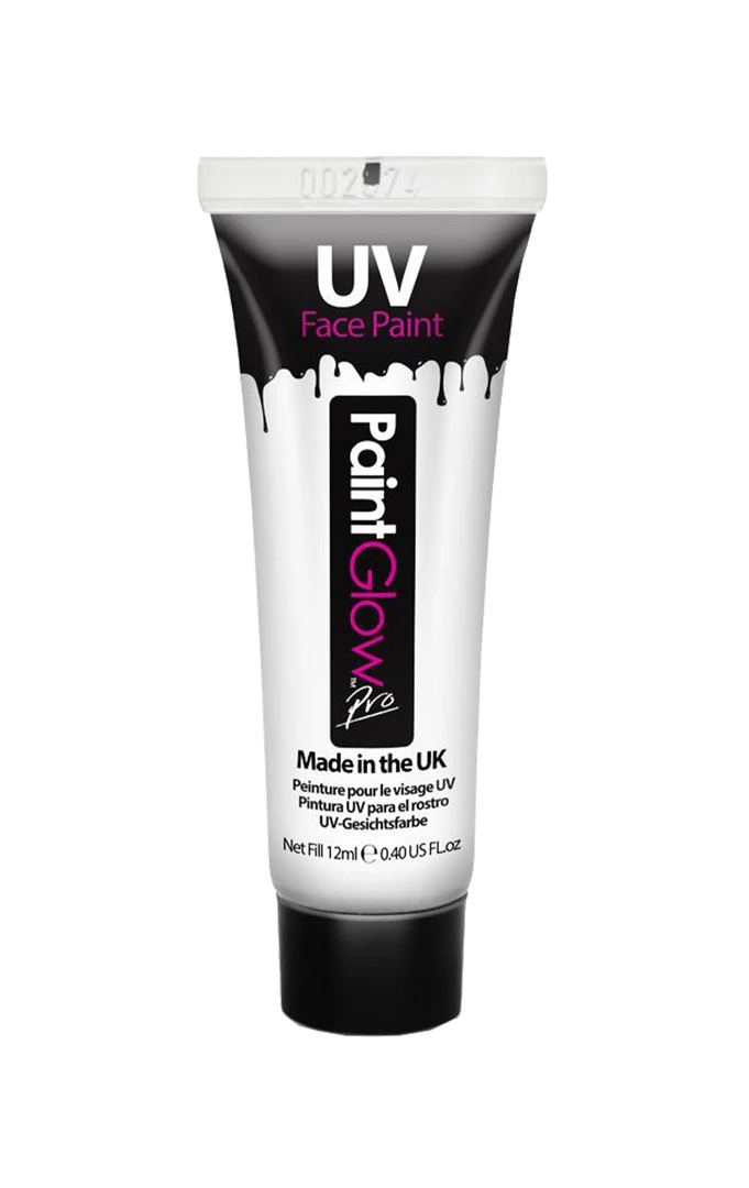 PaintGlow White UV Face & Body Paint 1 PaintGlow White UV Face & Body Paint
