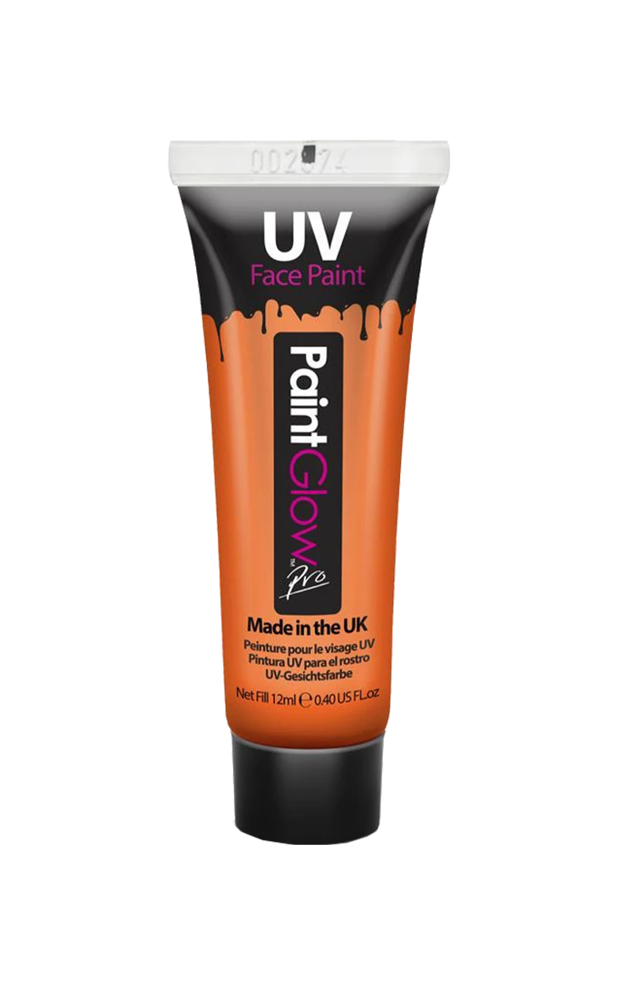 PaintGlow Orange UV Body & Face Paint 1 PaintGlow Orange UV Body & Face Paint