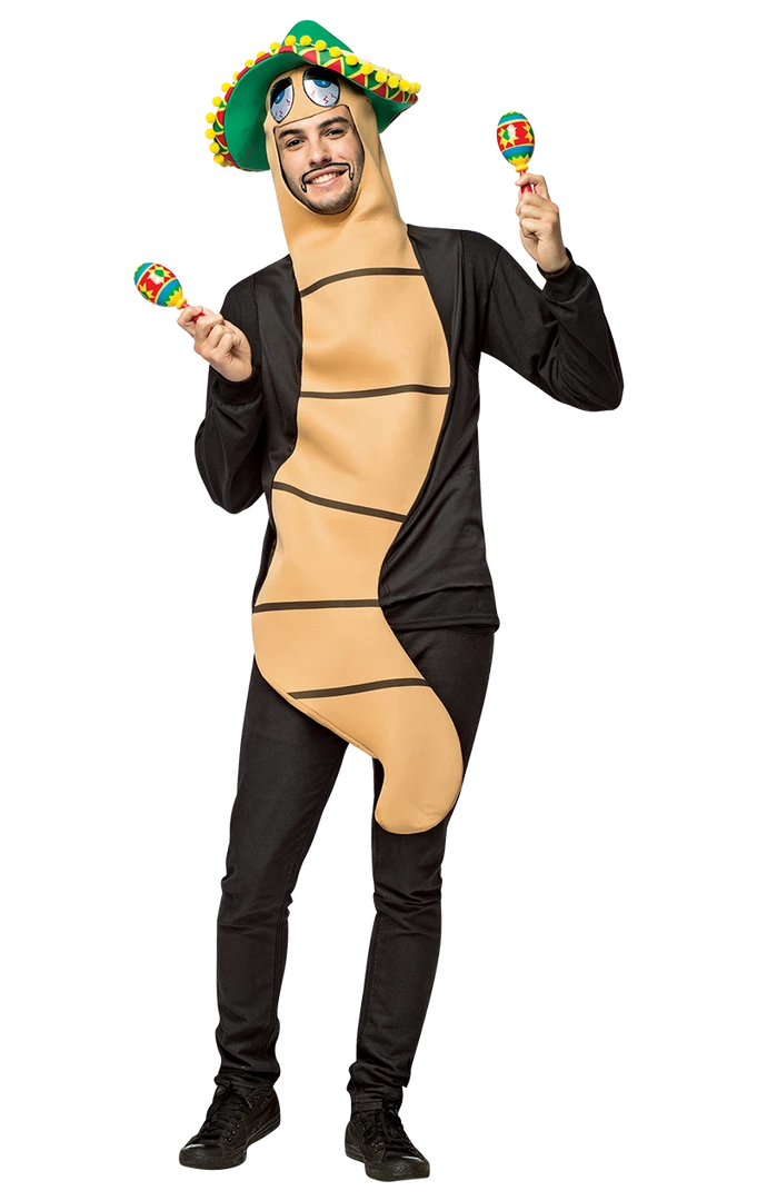 Rasta Imposta Animals Adults Tequila Worm Costume 1 Rasta Imposta Animals Adults Tequila Worm Costume