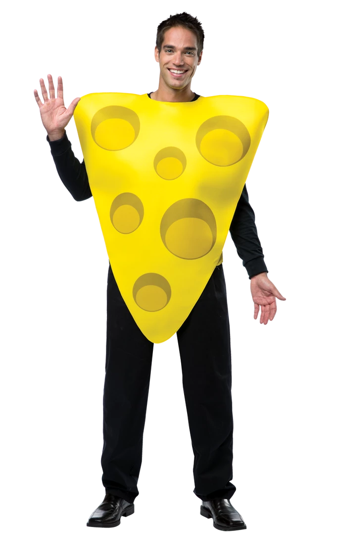 Rasta Imposta Food & Drink Adult Cheese Costume 1 Rasta Imposta Food & Drink Adult Cheese Costume
