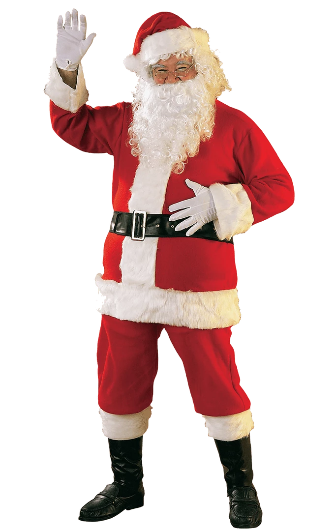 Rubies Flannel Santa Costume 1 Rubies Flannel Santa Costume