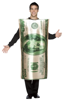 Rasta Imposta Adult $100 Bill Costume