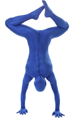 Body Republic Morphsuit Blue Costume