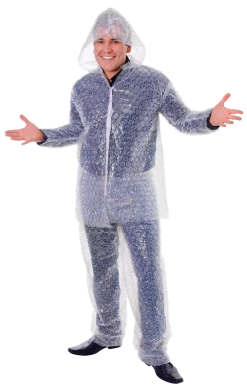 Bristol Novelty Bubble Wrap Suit Costume Costumes Under £20
