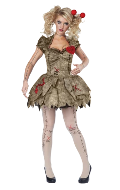 California Costumes Womens Voodoo Revenge Rag Doll Costume