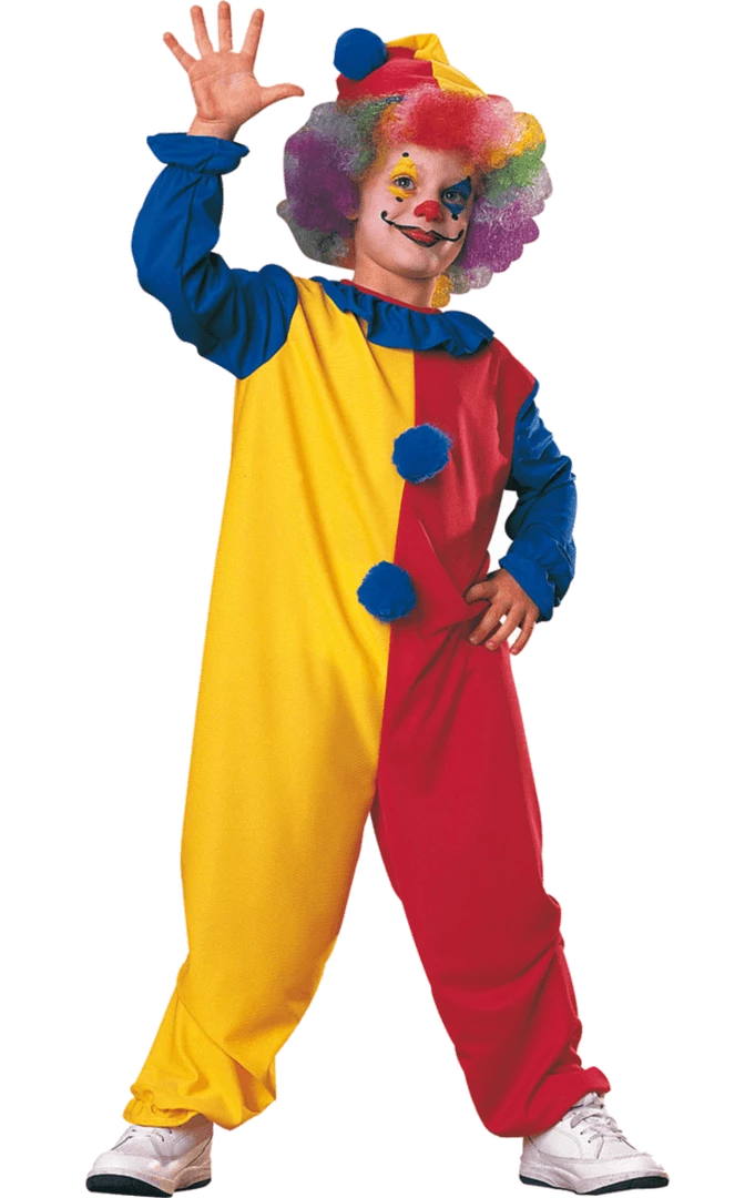 Rubies Kids Multicoloured Clown Costume Circus 1 Rubies Kids Multicoloured Clown Costume Circus