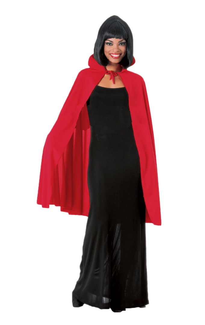 Rubies Red 45'' Fabric Cape (Unisex) 1 Rubies Red 45'' Fabric Cape (Unisex)