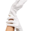 Smiffys Plain Adult White Gloves Book Characters