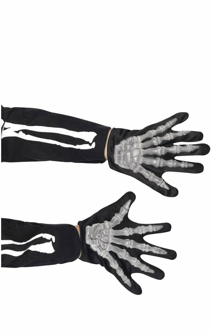 Smiffys All Accessories Kids Glowing Skeleton Gloves 1 Smiffys All Accessories Kids Glowing Skeleton Gloves