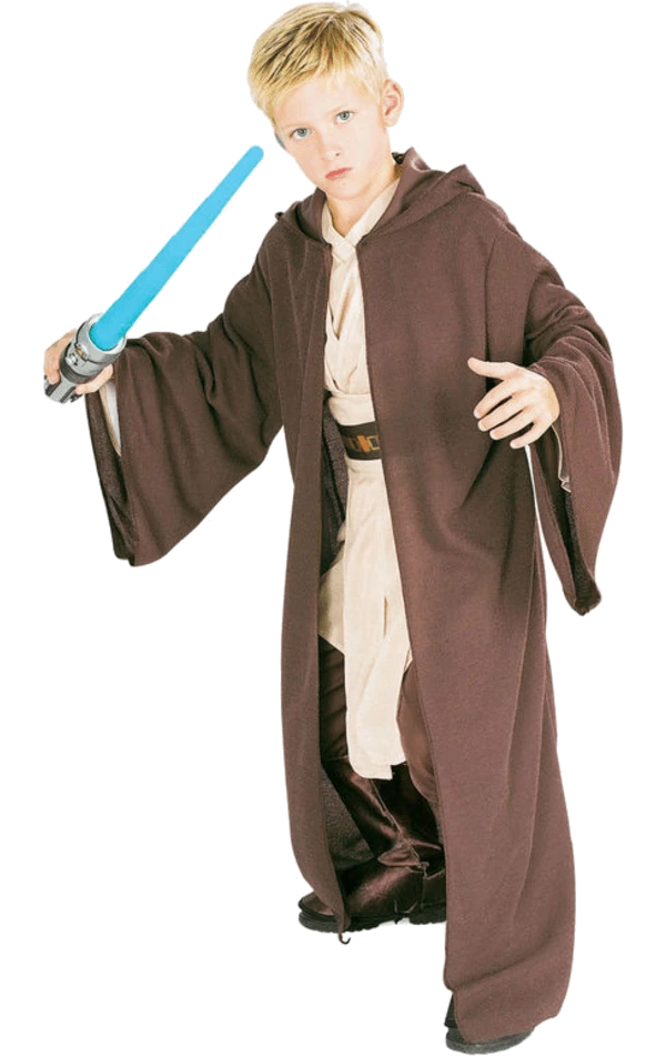 Rubies Kids Star Wars Jedi Robe Costume Disney 1 Rubies Kids Star Wars Jedi Robe Costume Disney