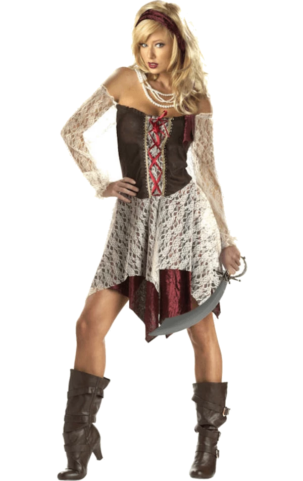 California Costumes Fairytales Ladies Sultry South Seas Pirate Costume 1 California Costumes Fairytales Ladies Sultry South Seas Pirate Costume