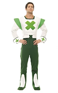 Orion Costumes Adult Green Cross Code Costume British / UK