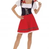 Orion Costumes Around The World Womens Red Oktoberfest Bavarian Costume
