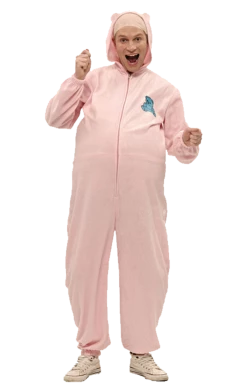 Orion Costumes Adult Pink Babygrow Costume