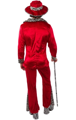 Orion Costumes Adult Red Pimp Costume 5 Orion Costumes Adult Red Pimp Costume